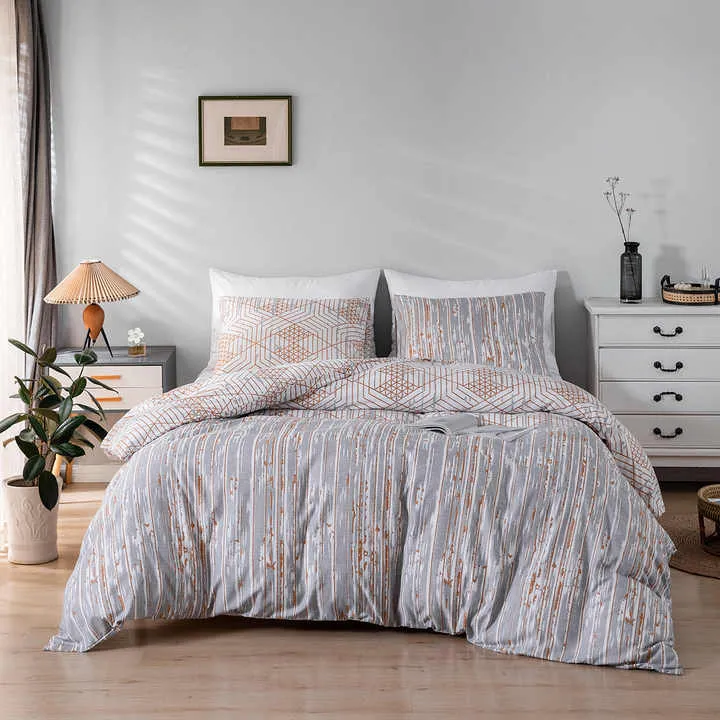 مجموعة الريف ، غطاء زهرة من البوليستر . Countryside Collection, Brushed Polyester Flower Duvet