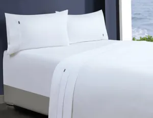 1000TC Egyptian Cotton 1 Fitted Sheet & 2 Pillowcases | King Single | White