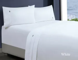 1000TC Egyptian Cotton Sheet Set | 1 Double | White