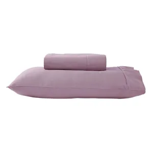 280TC 50% Polyester 50% Cotton Sheet Set | Single | Lavender