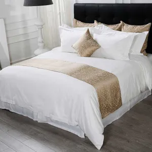 5 نجوم الفاخرة 1000 خيط القطن المصري ويستن الأبيض أغطية سرير شراشف الفندق 5 Star Luxury 1000 Thread Count Egyptian Cotton Westin White Bed Sheets Hotel Bed Linens