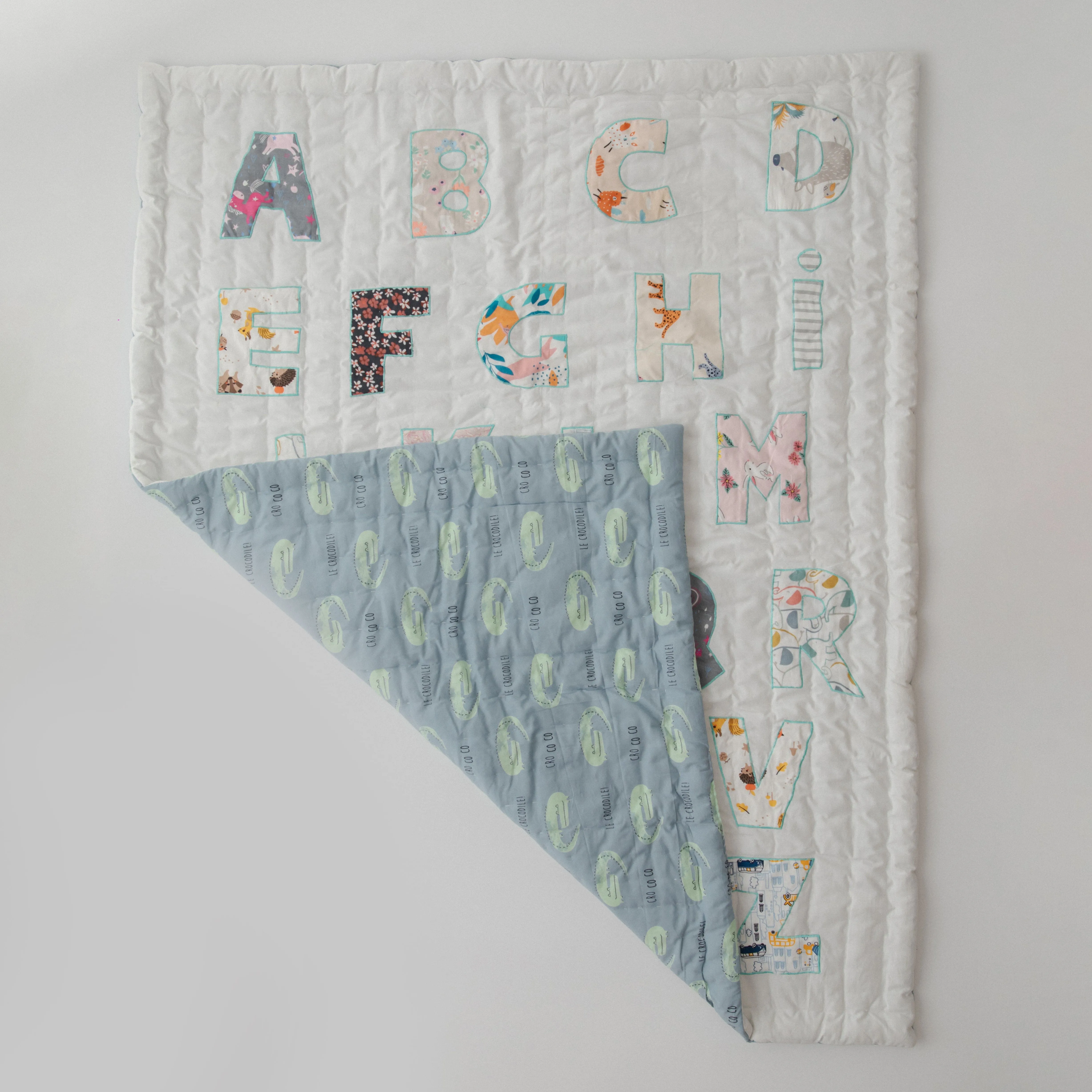 Captain Croc Alphabet Baby Quilt