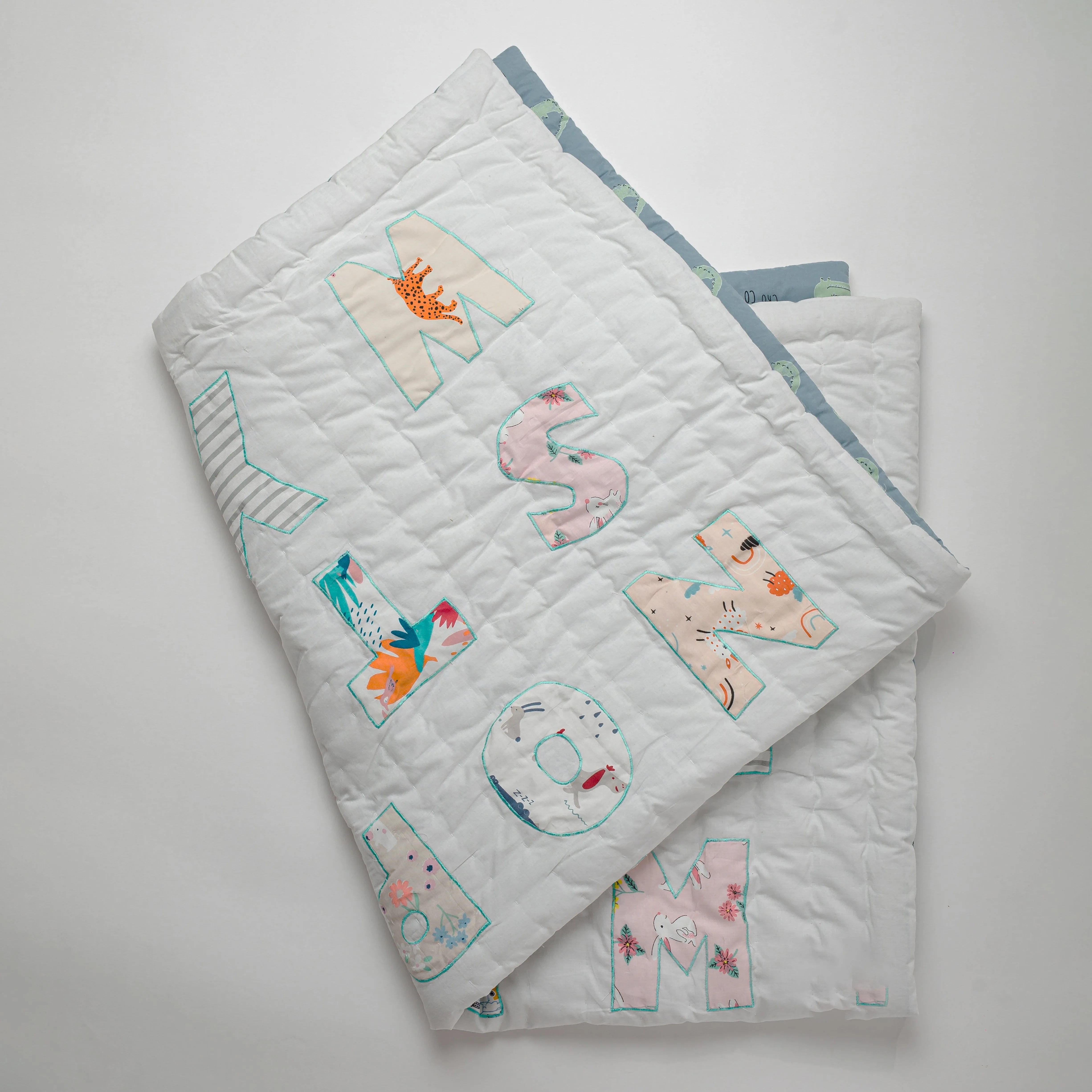 Captain Croc Alphabet Baby Quilt