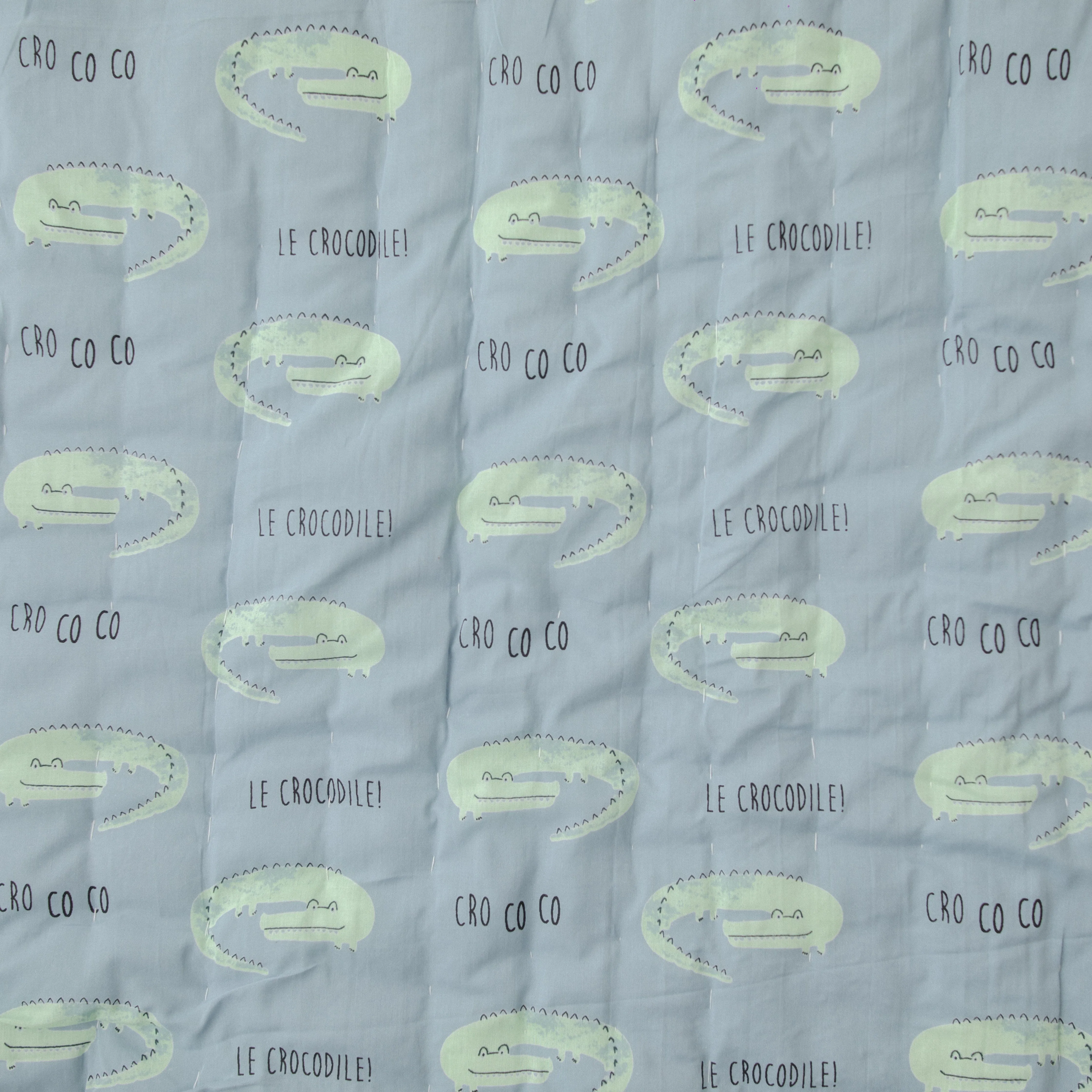 Captain Croc Alphabet Baby Quilt