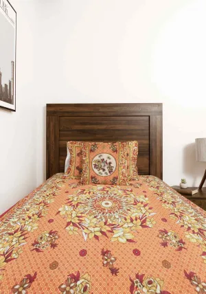 Damaka Single Bedsheet With Pillow Cover