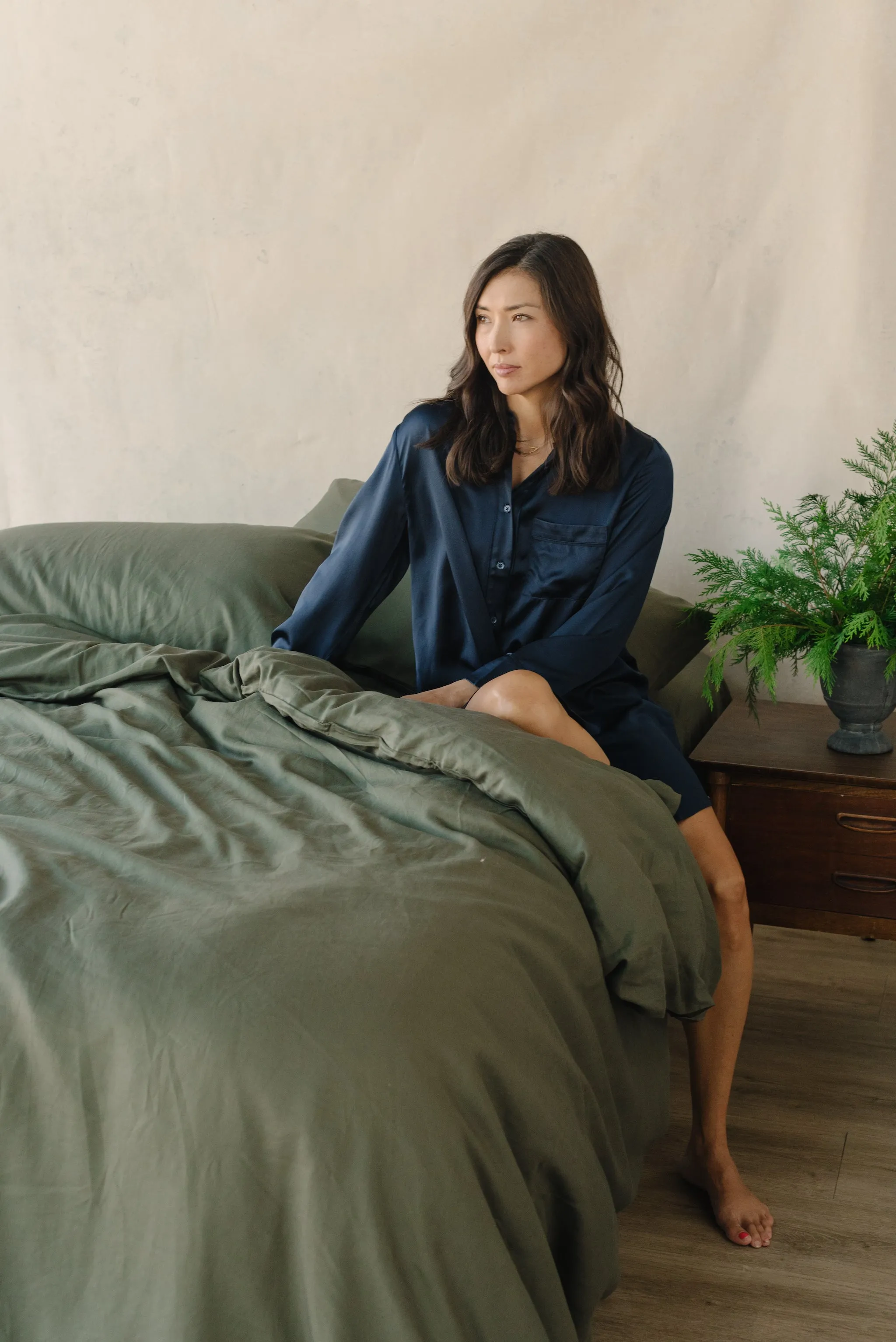 Linen Bamboo Fitted Sheet
