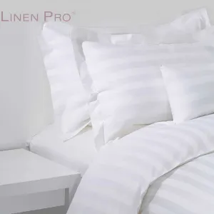 LINENPRO بيع بالجملة طقم مفارش أسِرة بيضاء . LINENPRO Wholesale White Bedspread Set 300TC Duvet