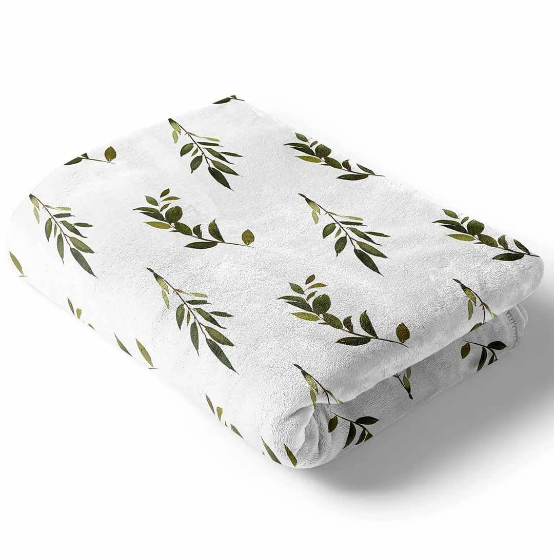 Olive Leaf Blanket