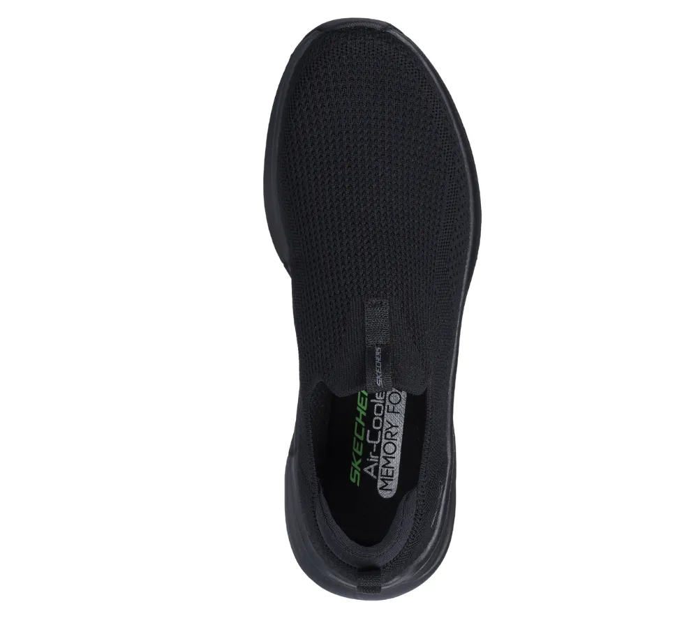 Pantofi sport, barbati, SKECHERS VAPOR FOAM-COVERT 232629-BBK negru, textil