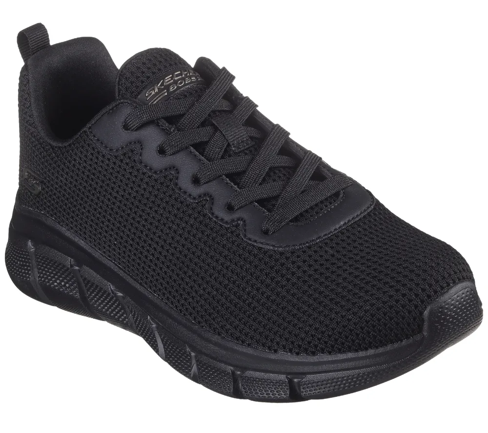 Pantofi sport, dama, SKECHERS BOB'S FLEX VISIONARY ESSENCE, 117346-B negru, textil