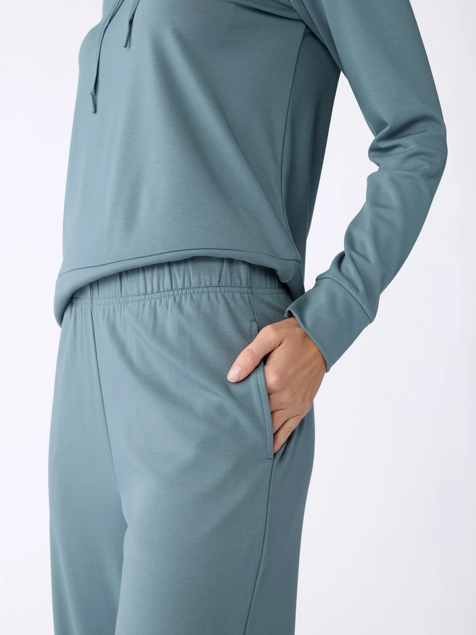 Women's Brushed Bamboo Wide Leg Pull-On Pant